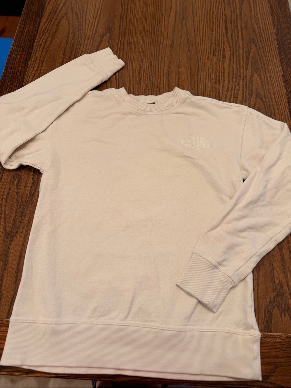 The North Face unisex Crewneck sweatshirt in cream